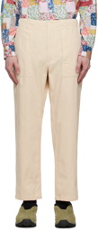 Engineered Garments Off-White Fatigue Trousers
