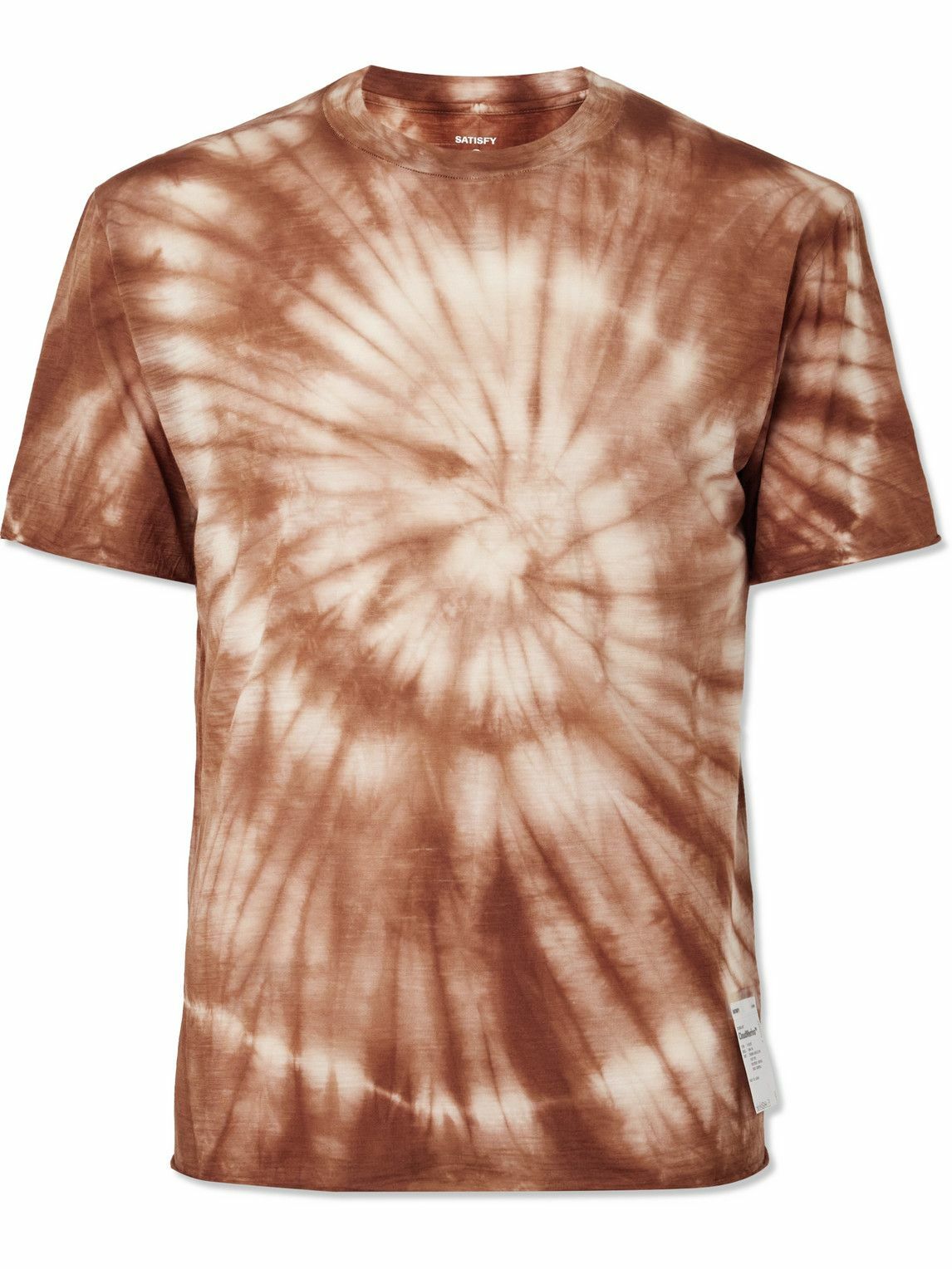 Satisfy - Tie-Dyed CloudMerino™ T-Shirt - Brown