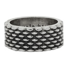 Emanuele Bicocchi Silver Decorated Band Ring