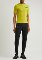 Moncler Grenoble Day-Namic Logo Stretch-jersey T-shirt Yellow