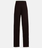 Extreme Cashmere N°353 Relax cotton-blend straight pants
