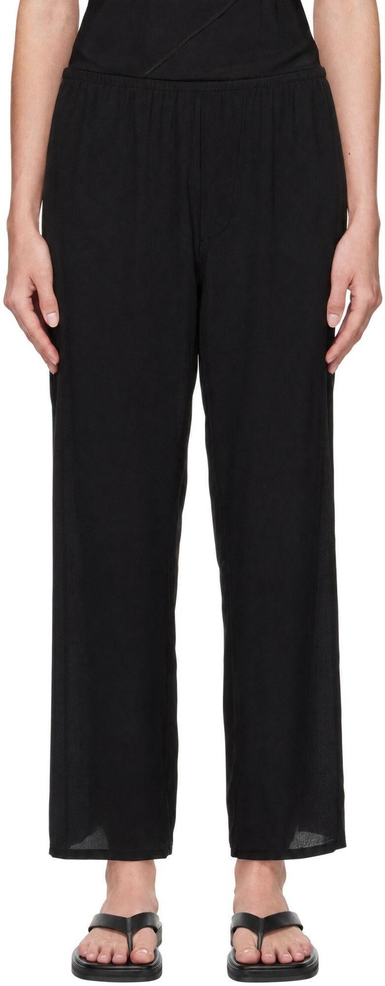 Baserange Black Stoa Trousers