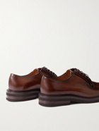 BRUNELLO CUCINELLI - Leather Derby Shoes - Brown