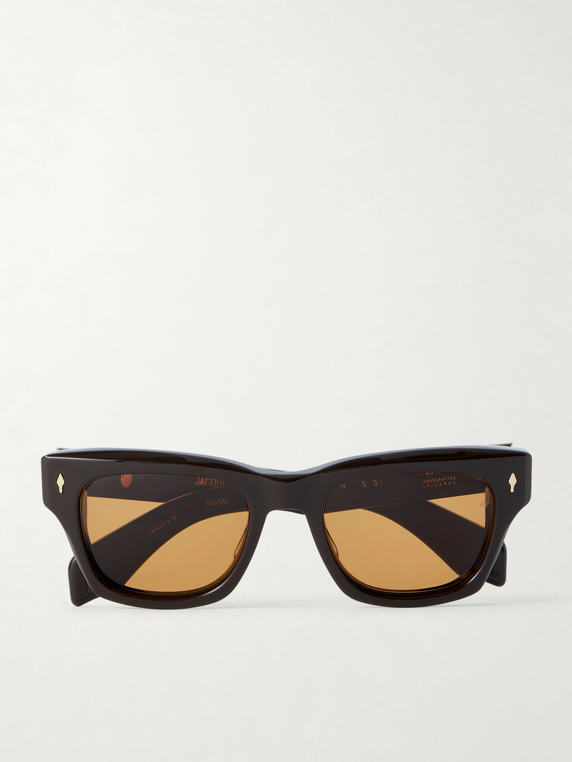 Jacques Marie Mage - Dealan 53 Square-Frame Acetate Sunglasses - Brown