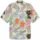 Palm Angels Men's Palmity Vacation Shirt in Butter
