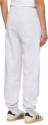 Sporty & Rich Gray Heritage Yankees Serif Sweatpants