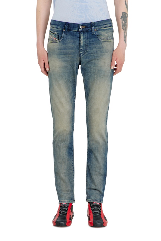 Photo: Diesel Slim Jeans Regular Waist 2019 D-Strukt - Jeans Mens in Blue