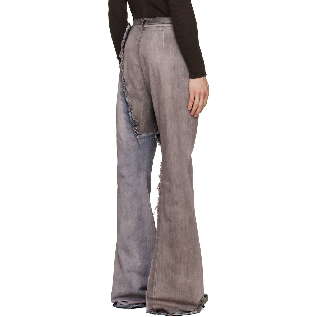 Rick Owens Pink Tower Bolan Bootcut Jeans
