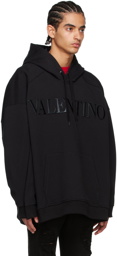 Valentino Black Cotton Hoodie