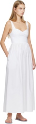 Matteau White Bralette Midi Dress