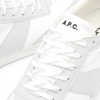 A.P.C. Men's Plain Sneakers in White