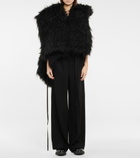 Ann Demeulemeester - Norine faux fur minidress