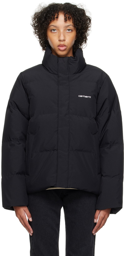 Photo: Carhartt Work In Progress Black Yanie Down Jacket