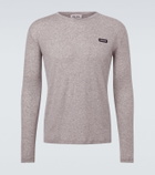 Miu Miu Logo cotton jersey T-shirt