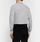 De Petrillo - Fortino Slim-Fit Striped Cotton Shirt - White