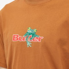 Butter Goods Men's Tree Frog Logo T-Shirt in Oak Brown