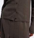 Lisa Yang Abeena cotton and cashmere cardigan