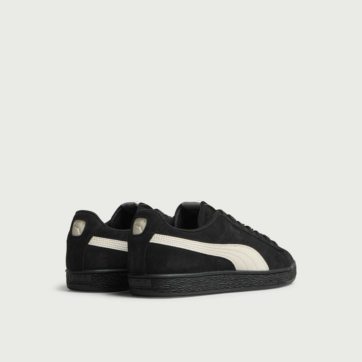 Puma Men's Suede Sneaker in Midnight Navy/Alpine Snow