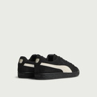 Puma Men's Suede Sneaker in Midnight Navy/Alpine Snow