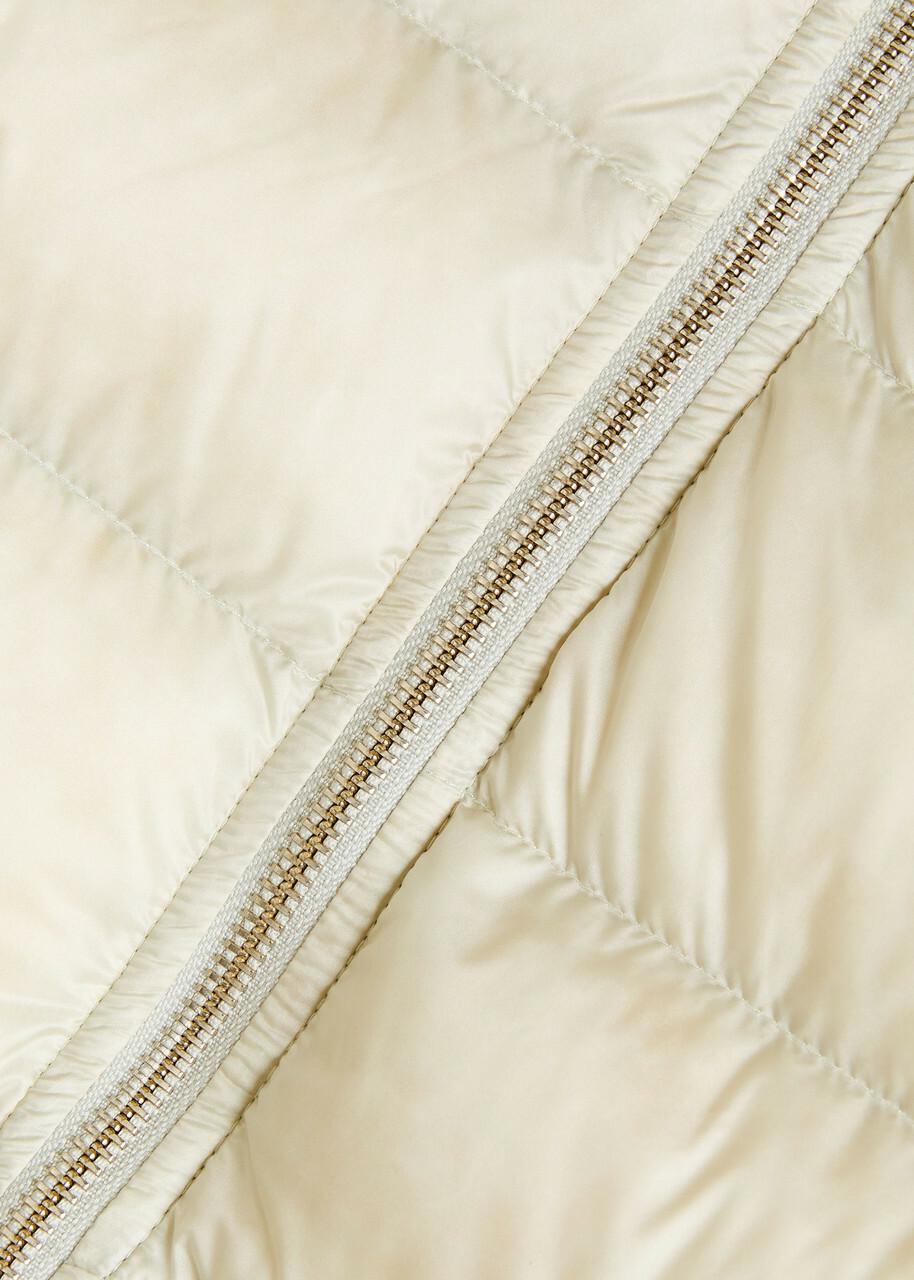 Ten C Padded Nylon Jacket Beige