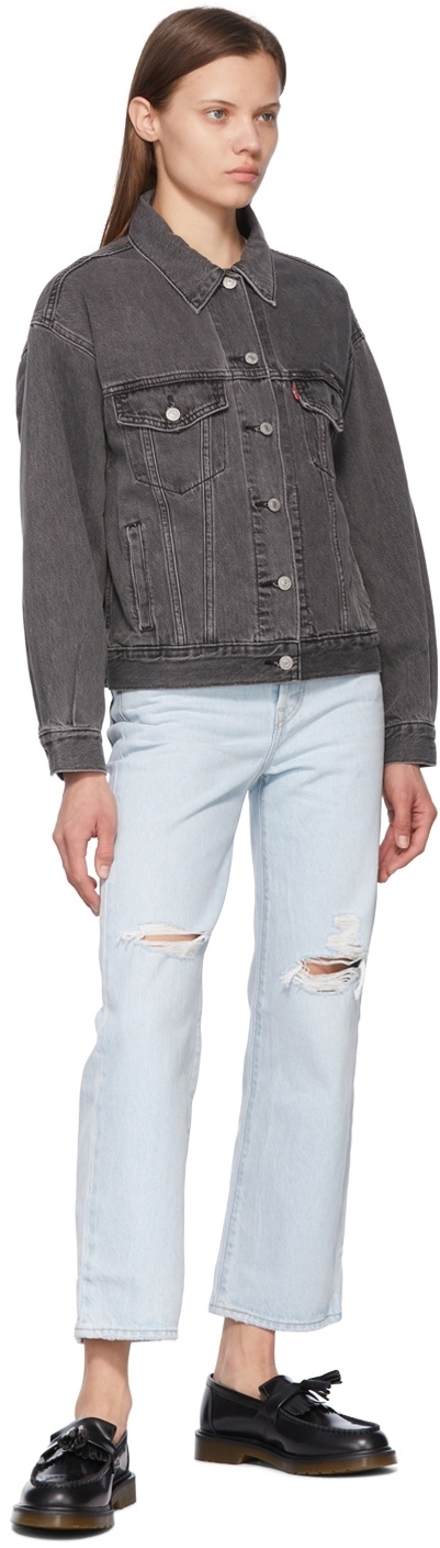 Levi's Black 90's Trucker Denim Jacket