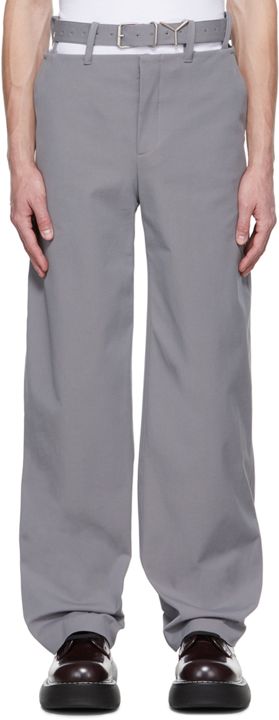 Photo: Y/Project Gray Y Belt Trousers
