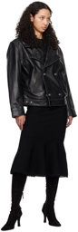 Victoria Beckham Black Cropped Cardigan