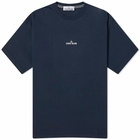 Stone Island Men's Scratched Print T-Shirt in Navy