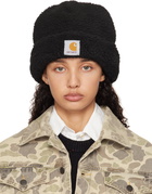 Carhartt Work In Progress Black Prentis Beanie