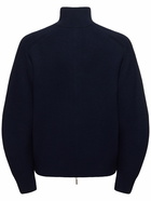 JACQUEMUS - Le Cardigan Zippé Wool Knit Cardigan