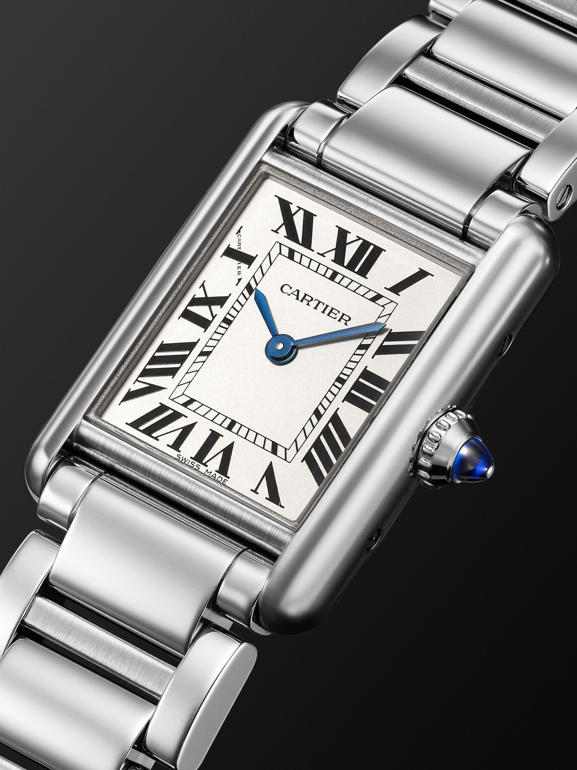 Cartier - Tank Must de Cartier Small SolarBeat™ 29.5mm Stainless Steel Watch, Ref. No. WSTA0121
