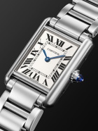 Cartier - Tank Must de Cartier Small SolarBeat™ 29.5mm Stainless Steel Watch, Ref. No. WSTA0121