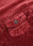 Free People Kellee Wide-leg Corduroy Trousers Red
