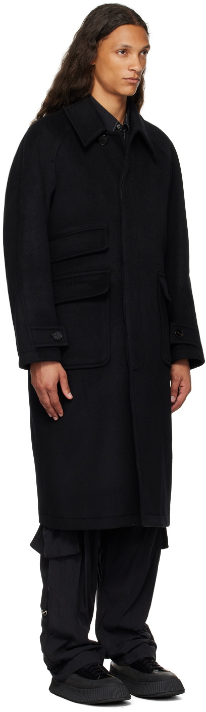 AFTER PRAY Black Tourist Coat