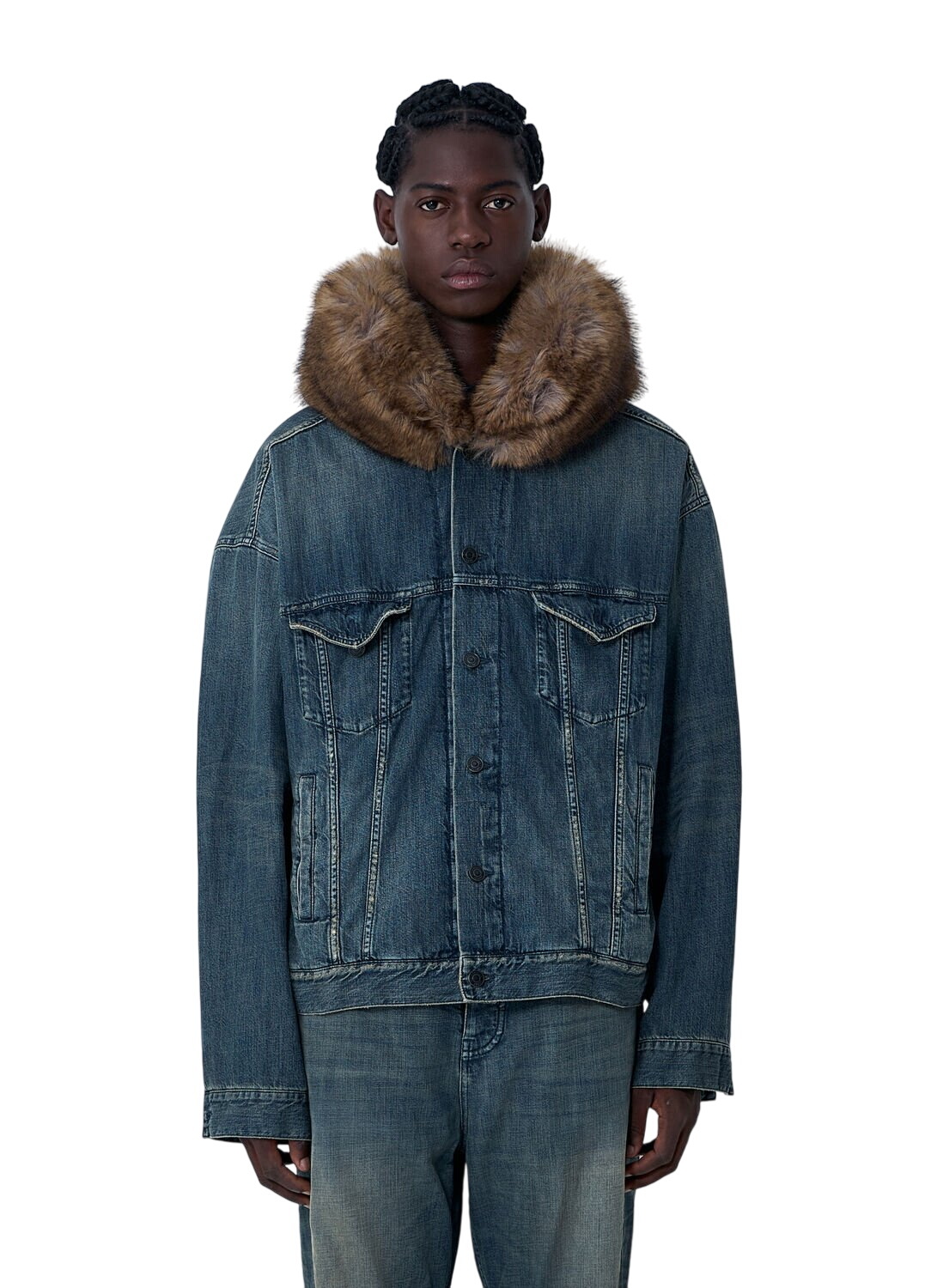 Balenciaga - Oversized Double-Breasted Brushed Alpaca and Virgin