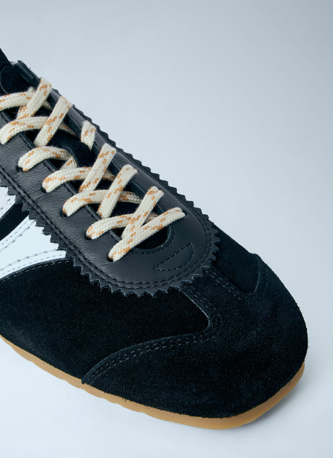 Dries Van Noten Suede Trimmed Sneakers