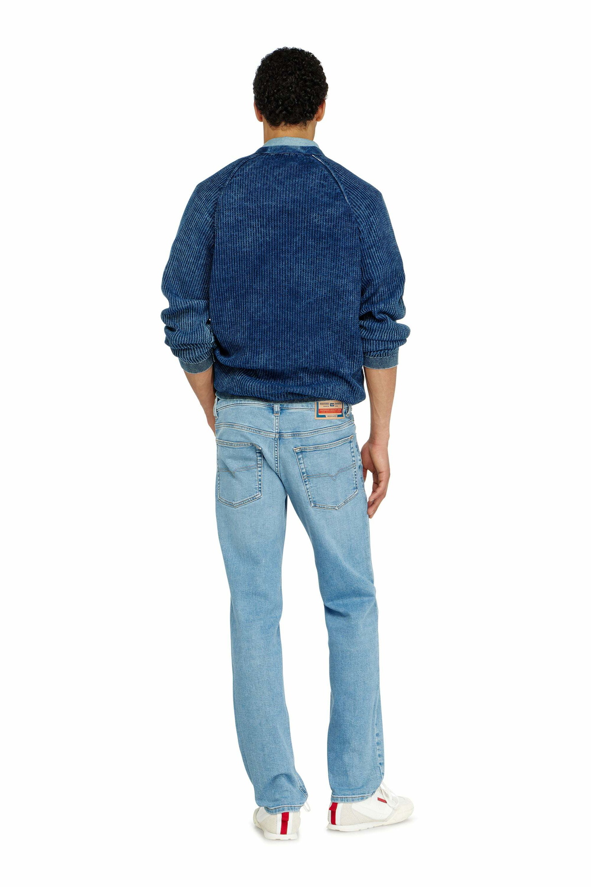 Diesel Regular Jeans Regular Waist 2023 D-Finitive, Light blue, Button fly