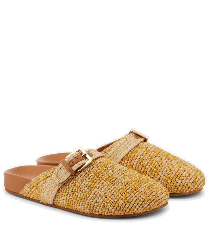 Photo: Clergerie Quinta raffia mules