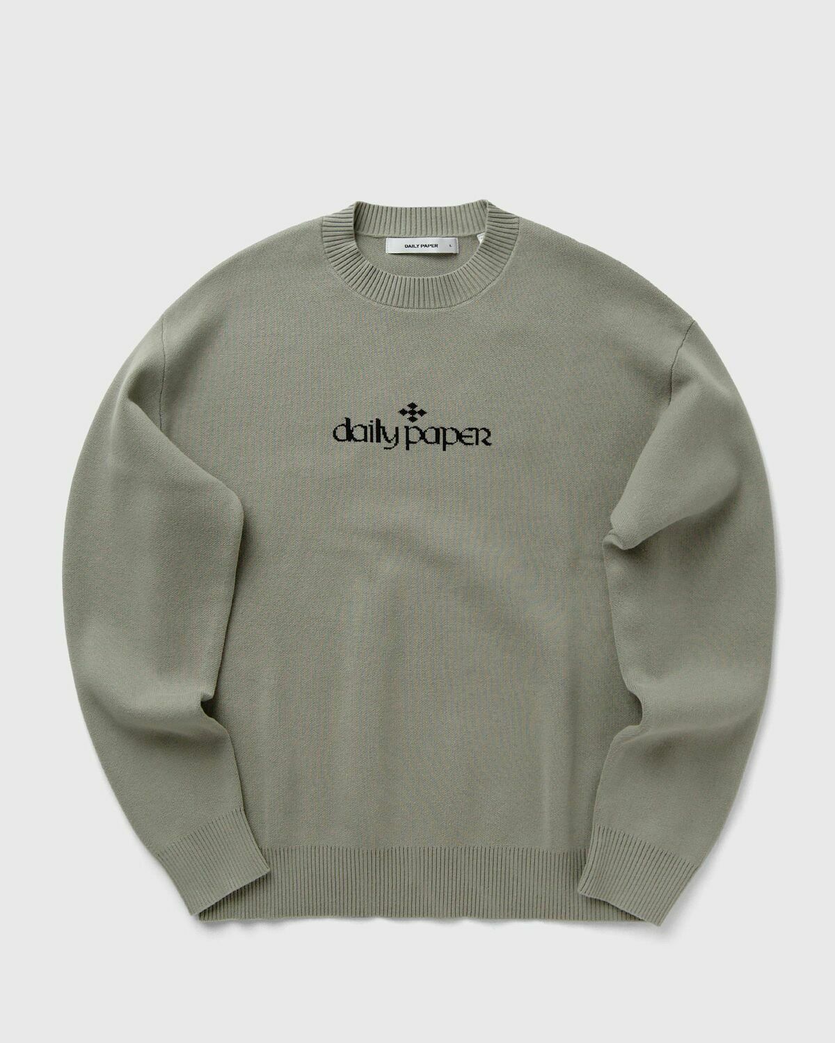 Daily Paper FORUM KNIT SWEATER Green Mens Sweatshirt