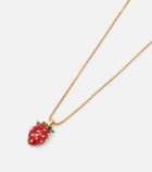 Saint Laurent Strawberry pendant necklace