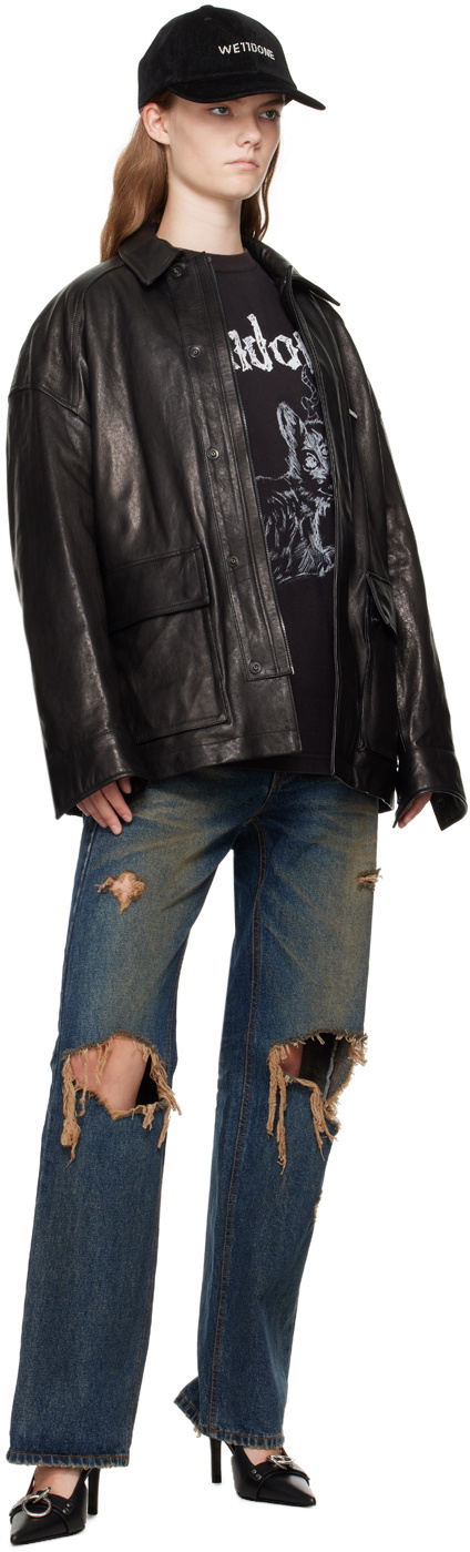 We11done Blue Distressed Jeans