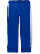 Maison Margiela - Wide-Leg Striped Wool Sweatpants - Blue