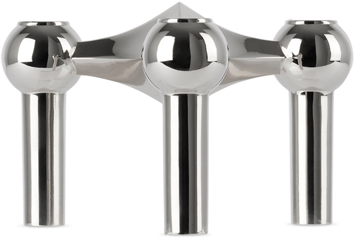 Photo: STOFF Nagel Silver Chrome Candle Holder