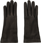Gianvito Rossi Black Nappa Lux Gloves