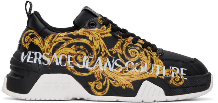 Photo: Versace Jeans Couture Black Logo Sneakers