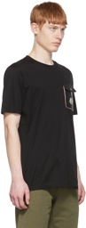 Moncler Black Cotton T-Shirt