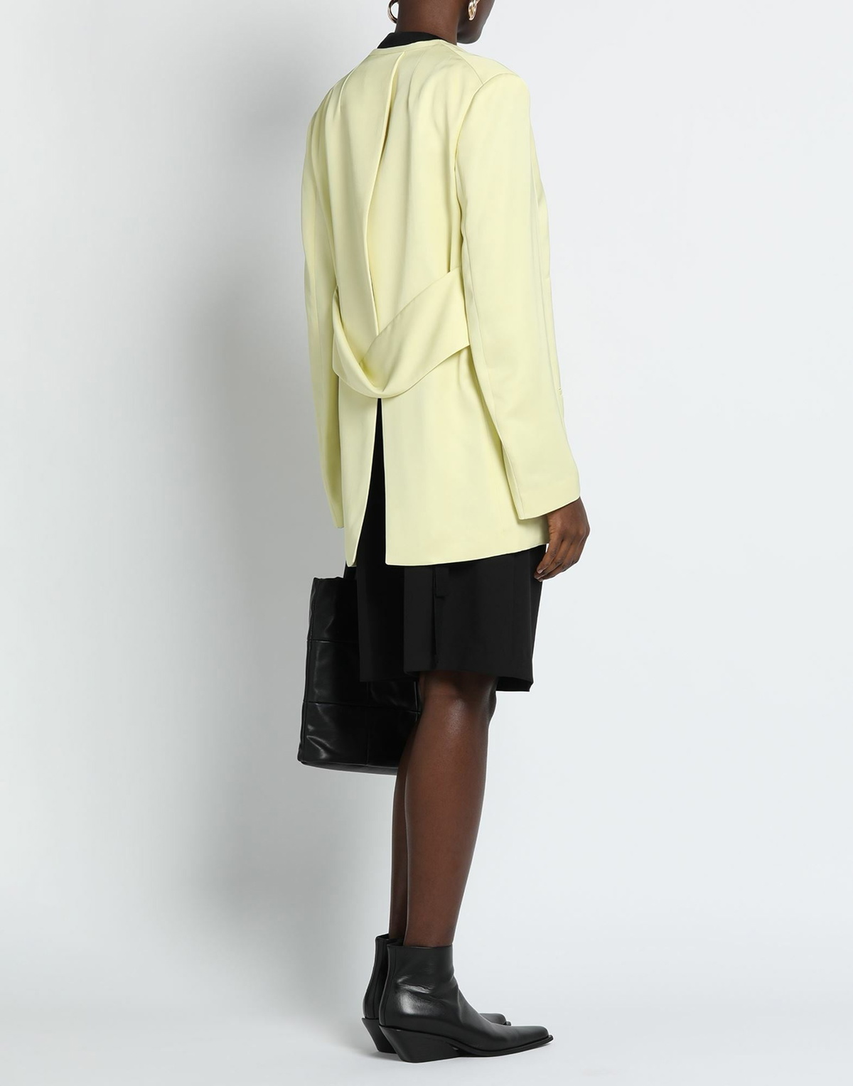 Jil Sander Womens Blazer Pastel in Yellow