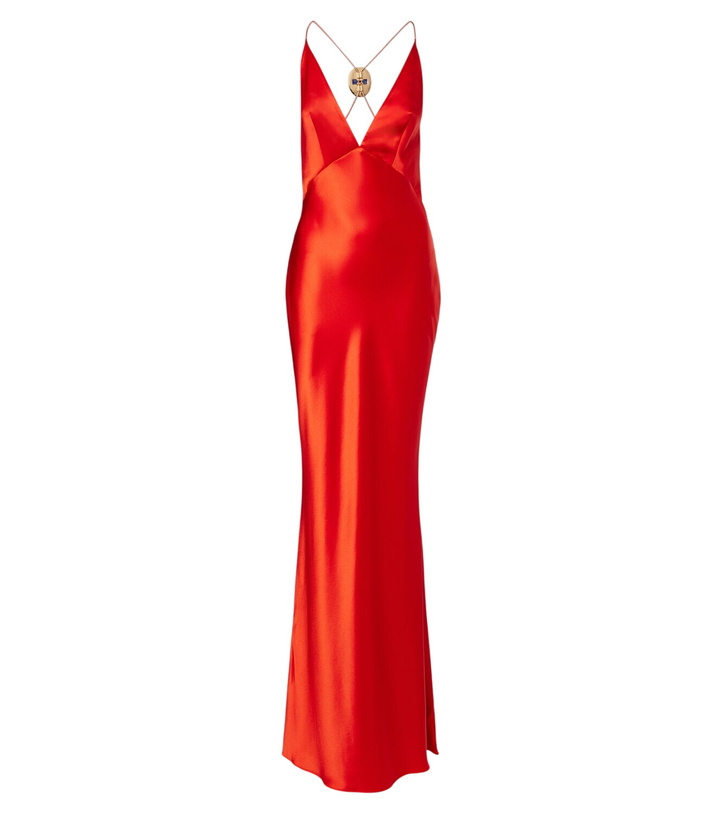 Photo: Retrofête Arianell embellished satin gown