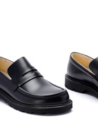 LOEWE - Blaze Leather Loafers