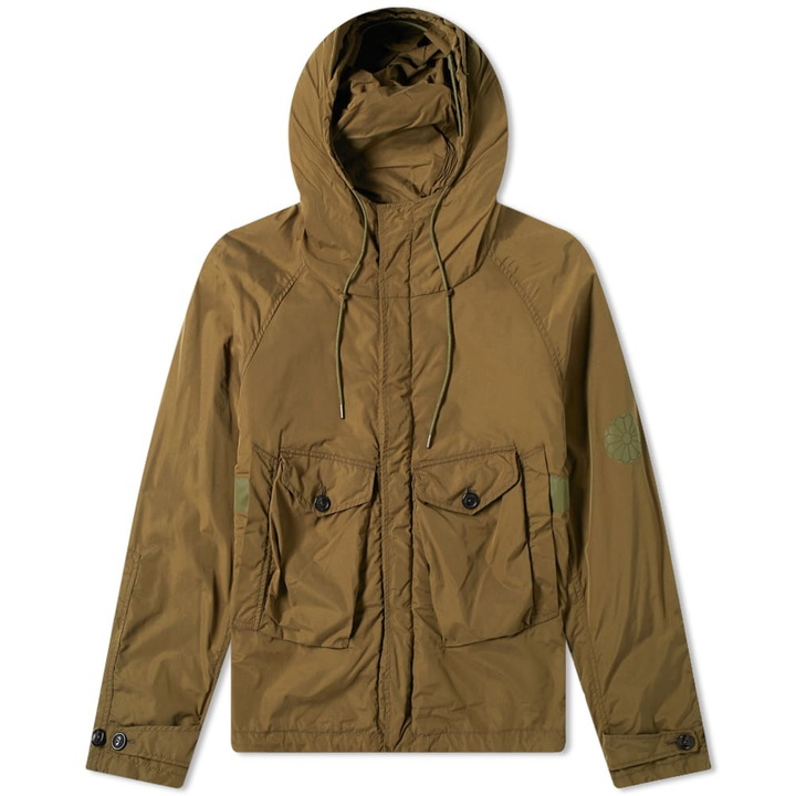 Photo: Ten C Lightweight Tempest Hooded Reflective Jacket Olive